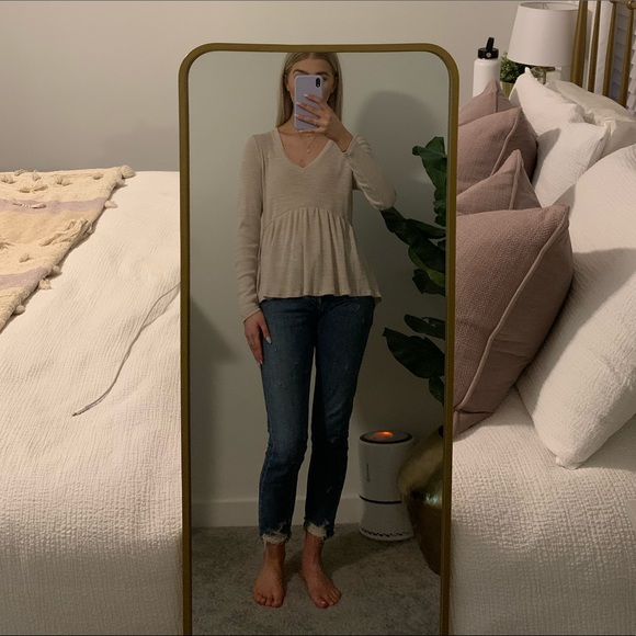 Anthropologie Long Sleeve Peplum Top! Brand New! - Picture 2 of 3